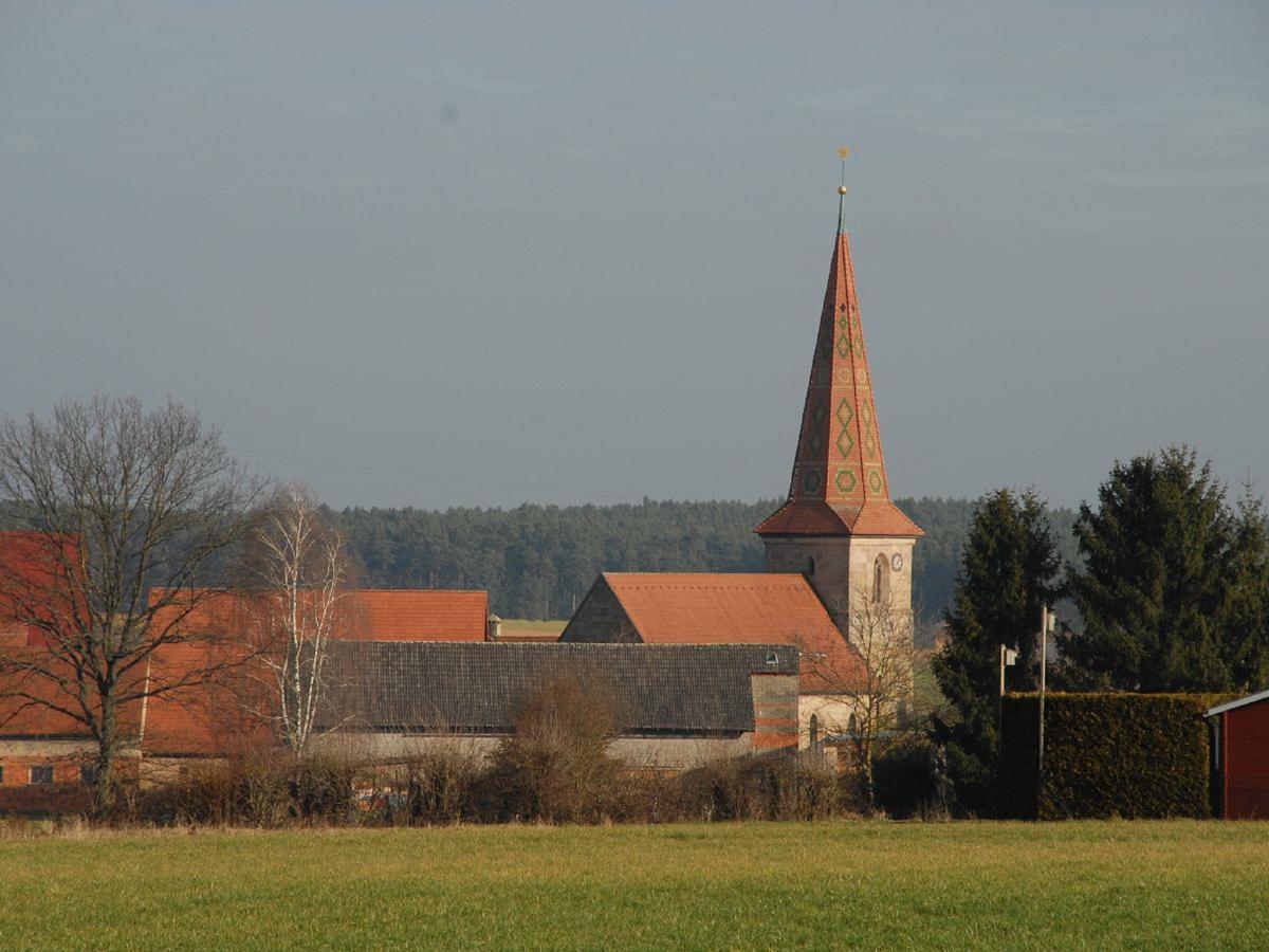 Ferienwohnung Passivhaus "Schoene Aussicht" Georgensgmund Buitenkant foto